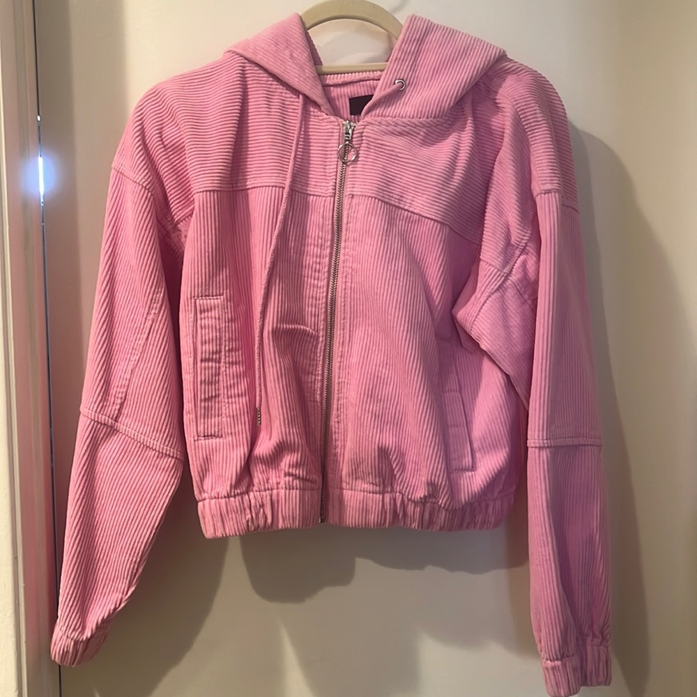 XS corduroy cropped jacket